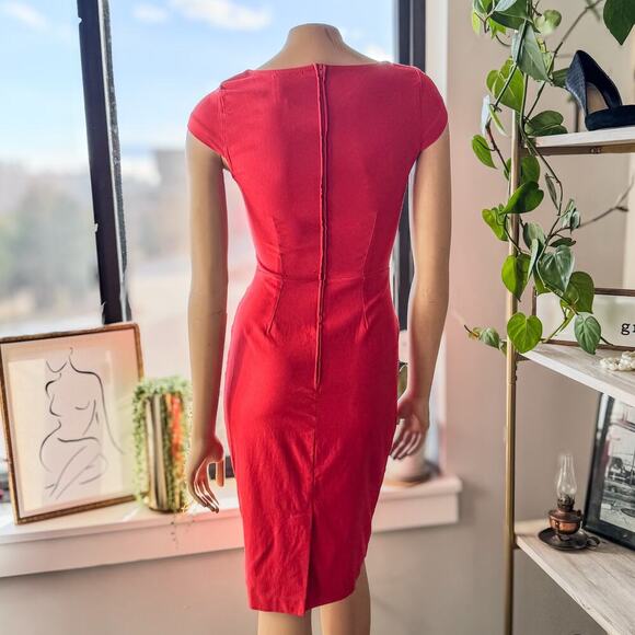 Mod Cloth, “Dear Fiery” Dress, Sweetheart Neckline, Cut Out, Tapered Waist, SZ-S - Picture 4 of 10